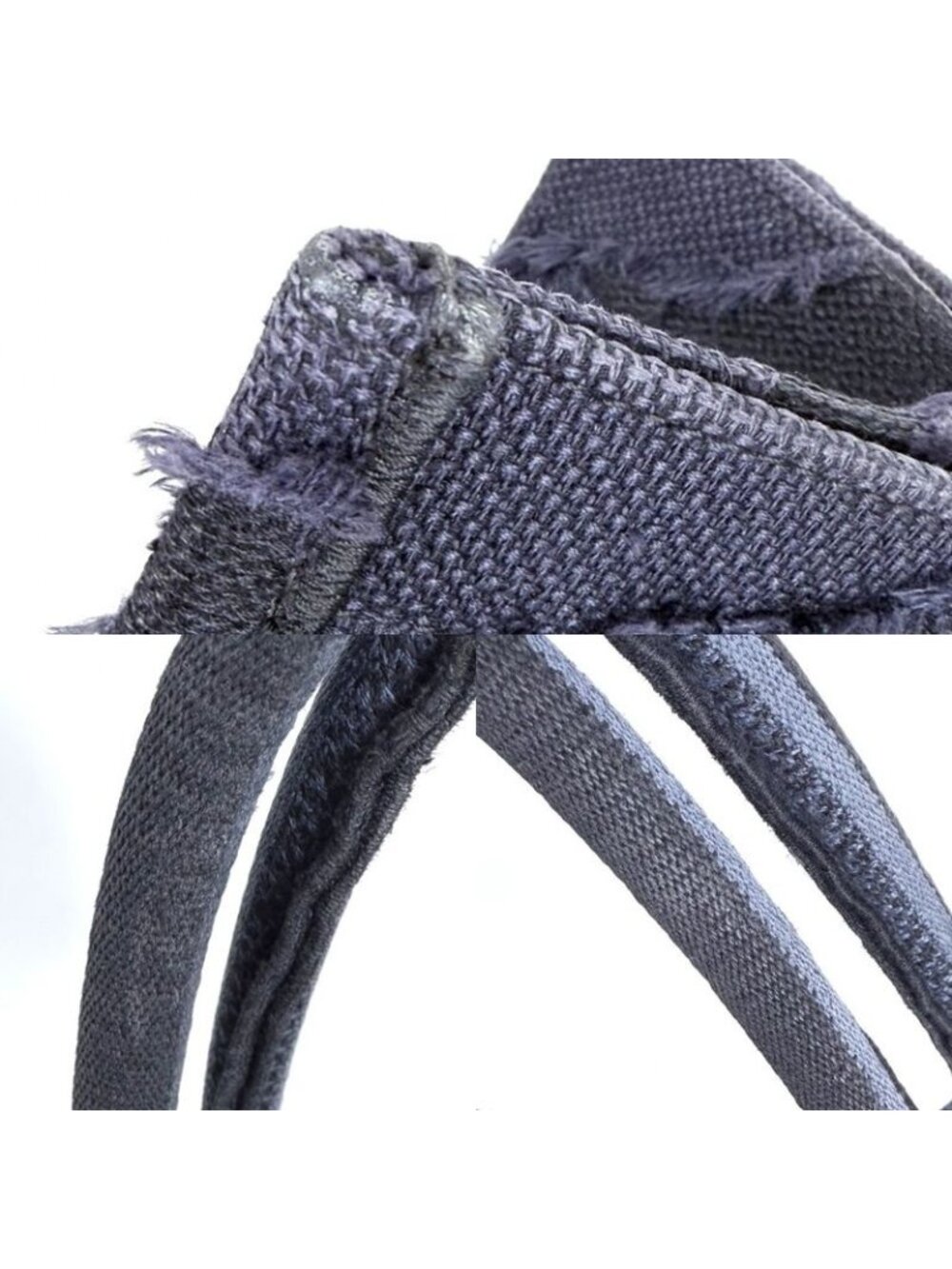 Dior Tote Shoulder Book Handbag Resort Collection Camouflage Canvas Navy - Picture 8 of 9